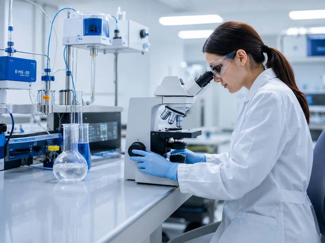 Laboratory water treatment application