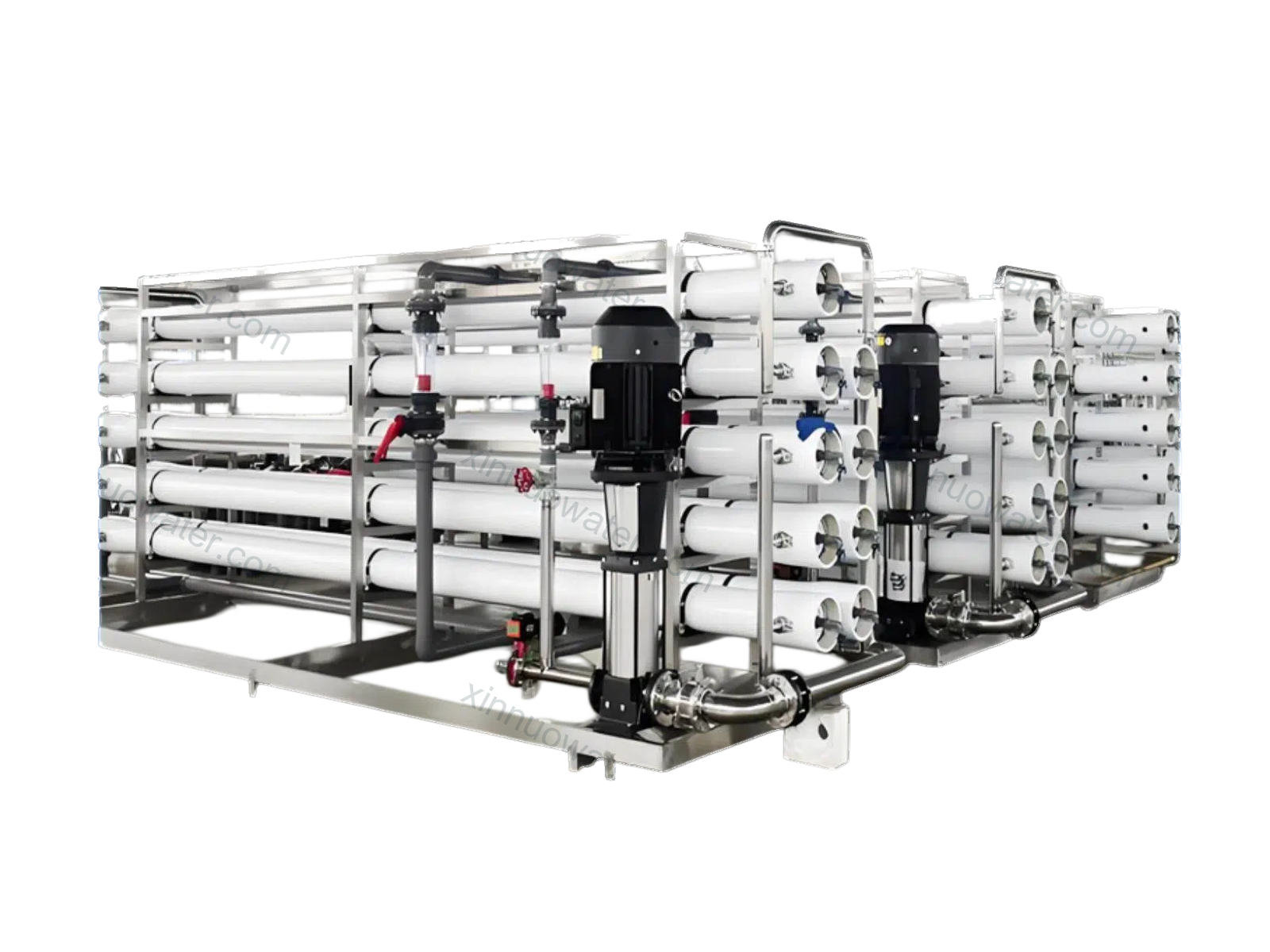 Reverse Osmosis RO Pure Water Equipment equipment route with water treatment system image for quotation selection