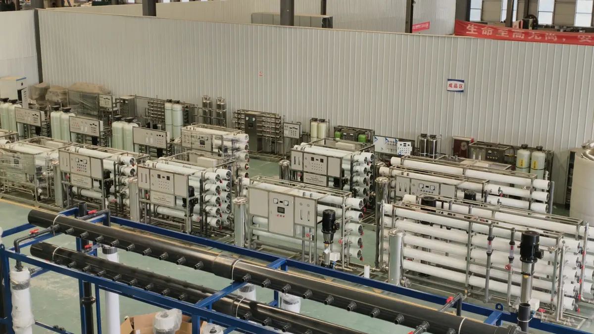 Xinnuo water treatment factory workshop